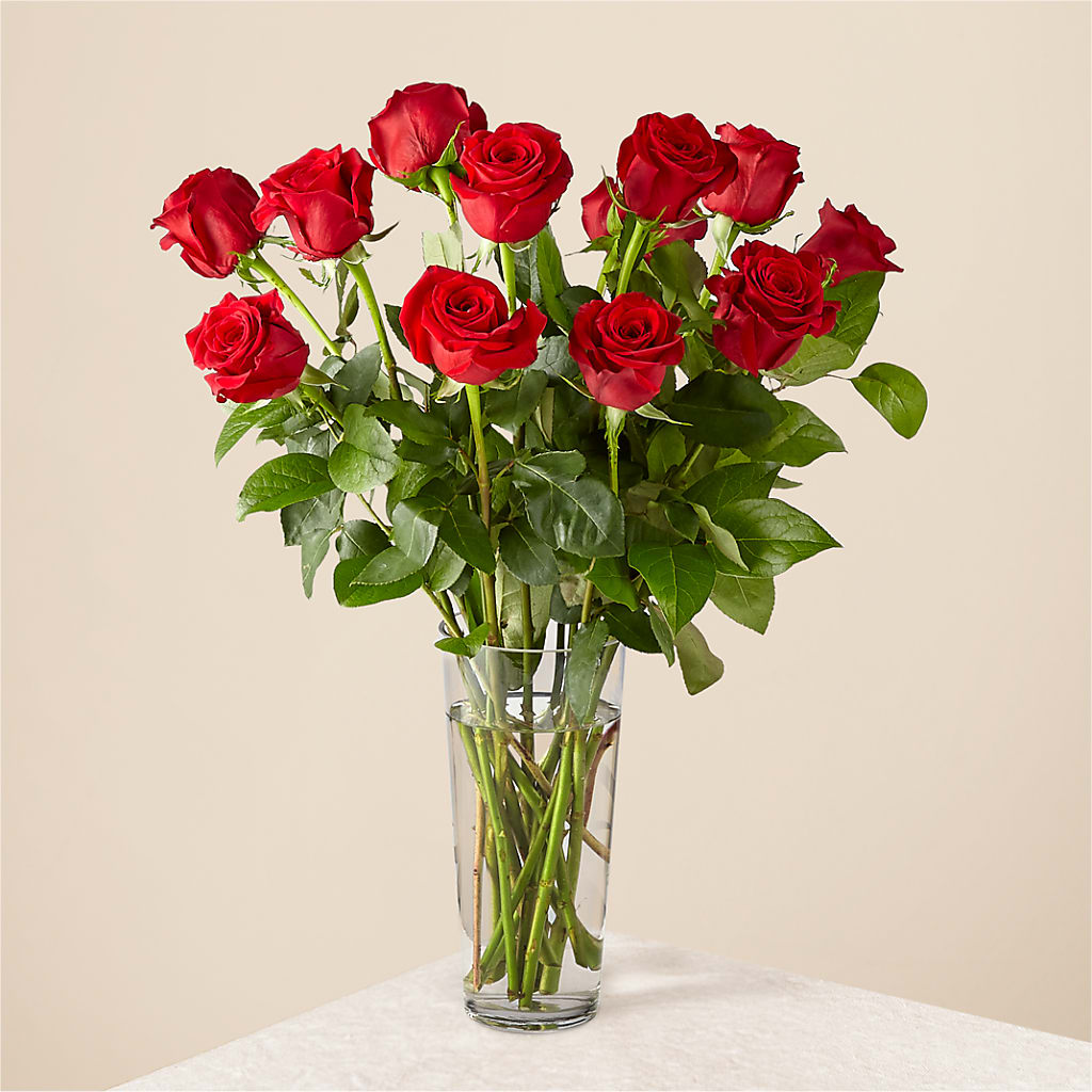 Long Stem Red Rose Bouquet – Tri-city Florist, Vista CA