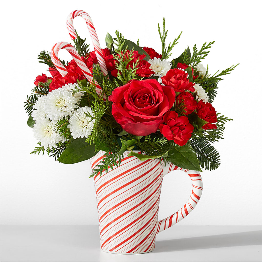 Peppermint Swirl Mug – Tri-city Florist, Vista CA