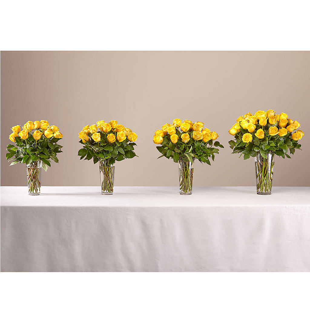 Long Stem Yellow Rose Bouquet – Tri-city Florist, Vista CA