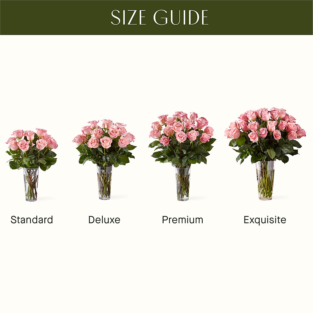 Long Stem Pink Rose Bouquet – Tri-city Florist, Vista CA