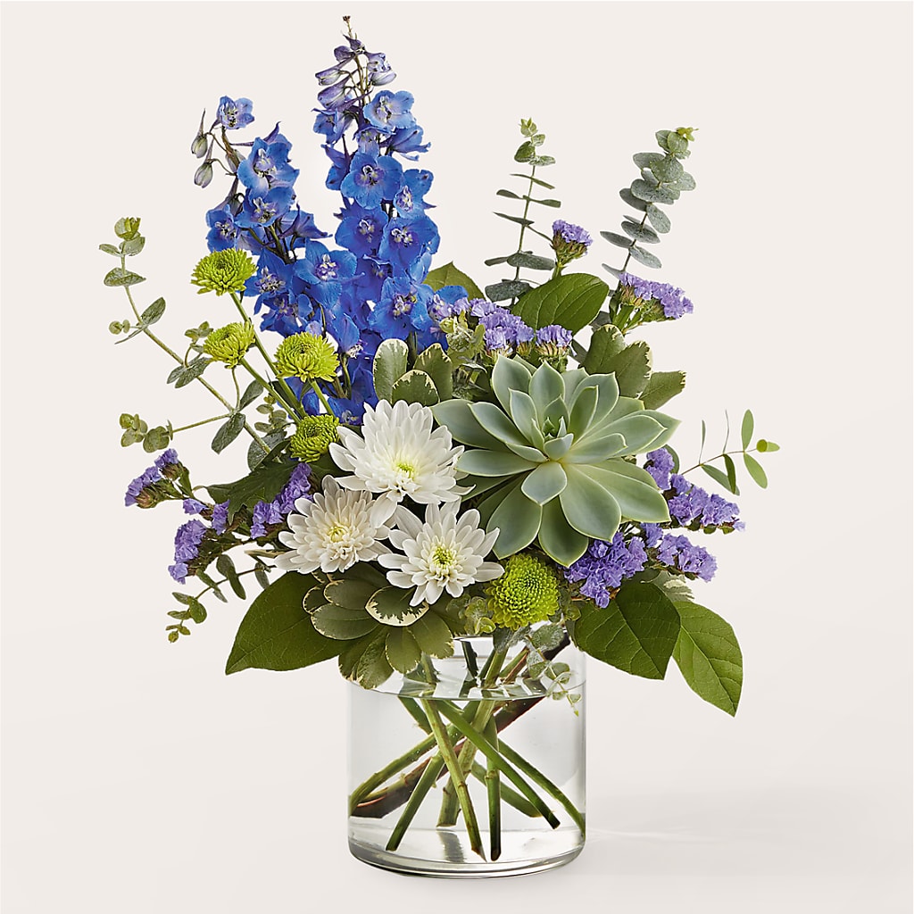 Cerulean Waves Bouquet – Tri-city Florist, Vista CA