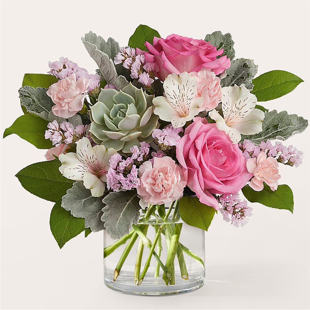 Dusty Rose Bouquet – Tri-city Florist, Vista CA
