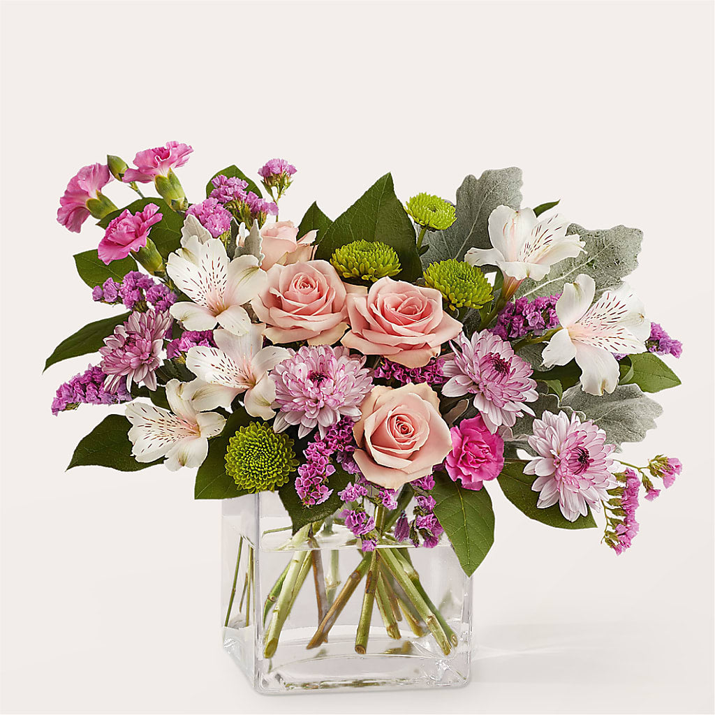 Pink Suede Bouquet – Tri-city Florist, Vista CA