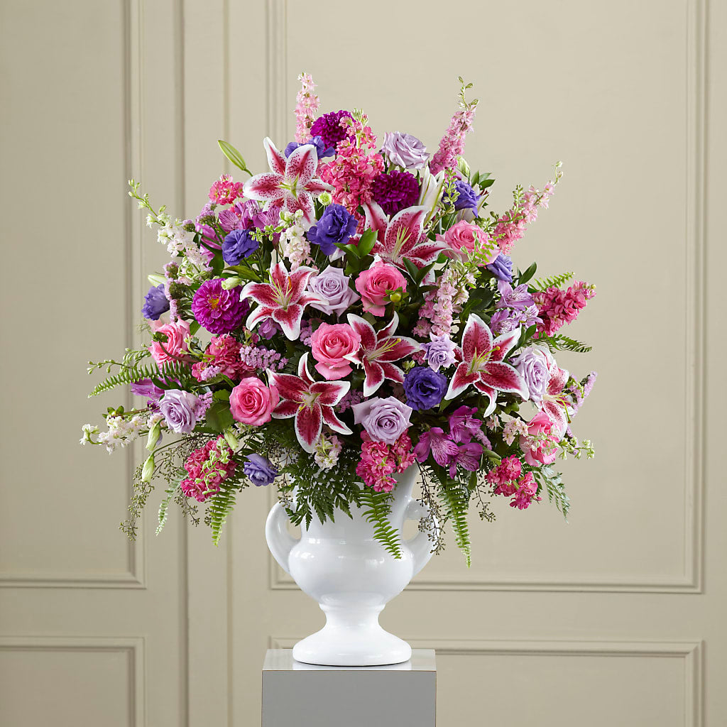 Peaceful Tribute Arrangement – Tri-city Florist, Vista CA