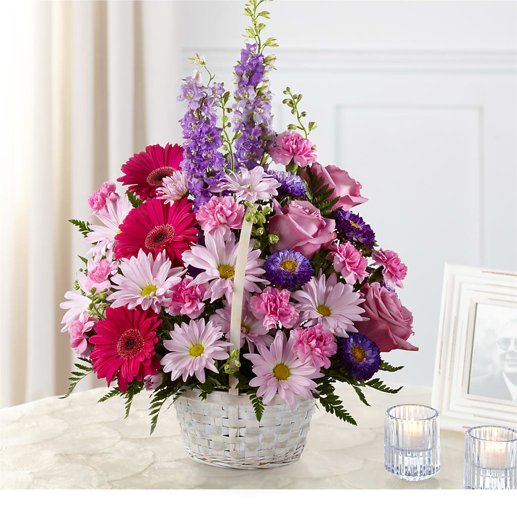 Pastel Peace Basket – Tri-city Florist, Vista CA