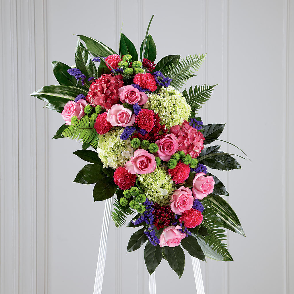 Refreshing Mix Standing Spray – Tri-city Florist, Vista CA
