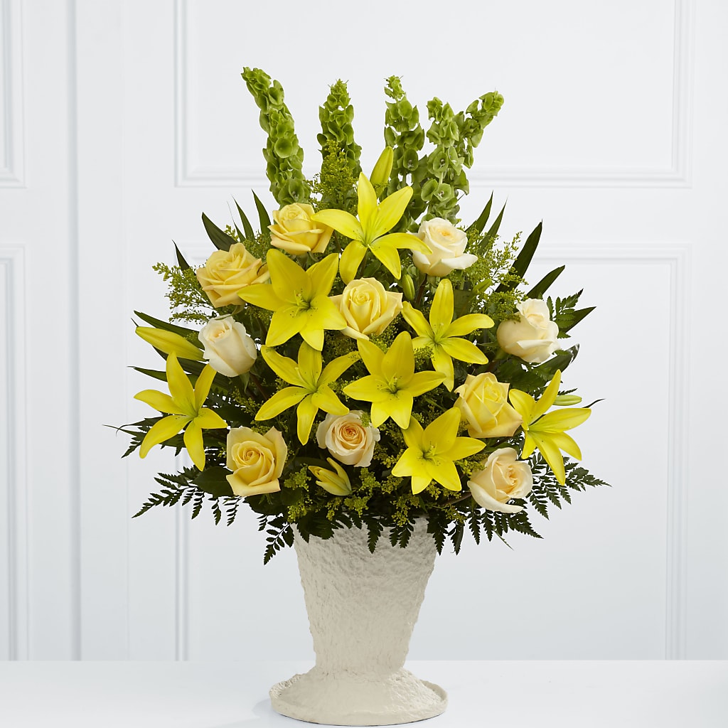 Golden Memories Arrangement – Tri-city Florist, Vista CA