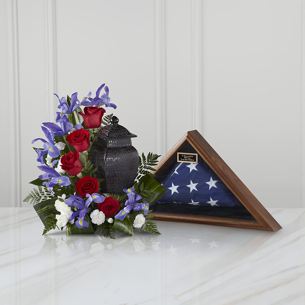 Patriotic Tribute Arrangement – Tri-city Florist, Vista CA