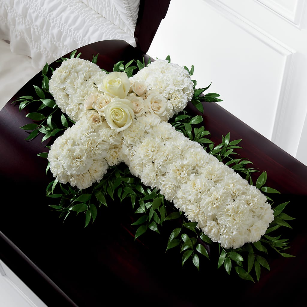 Peaceful Memories Casket Spray (Standard) – Tri-city Florist, Vista CA