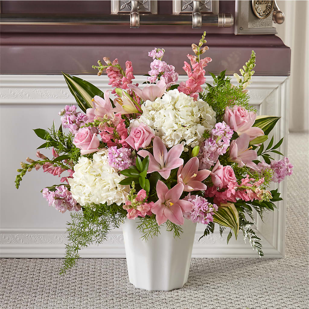 Simply Serene Floor Basket – Tri-city Florist, Vista CA