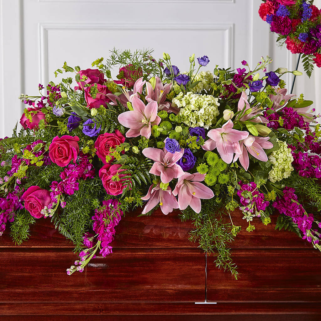 Radiant Tribute Casket Spray – Tri-city Florist, Vista CA