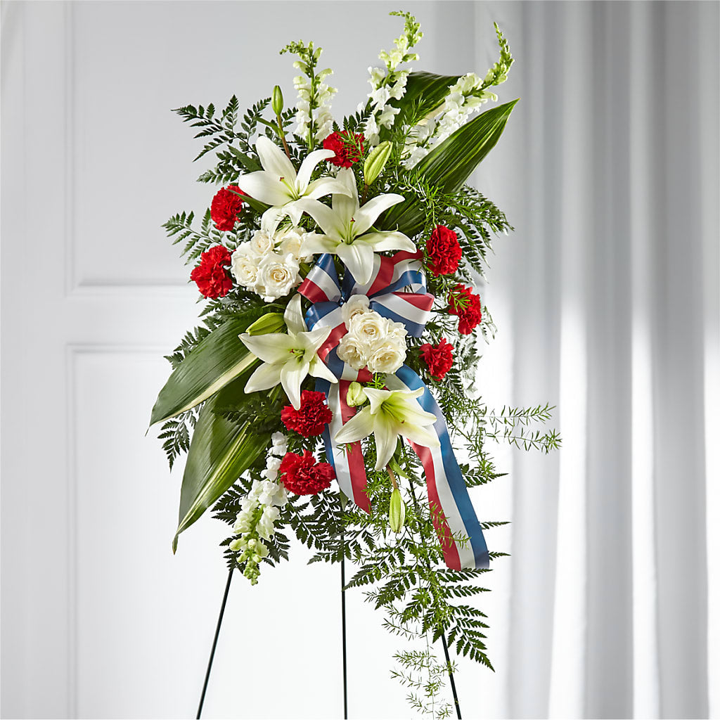 Stars of Life Standing Spray – Tri-city Florist, Vista CA
