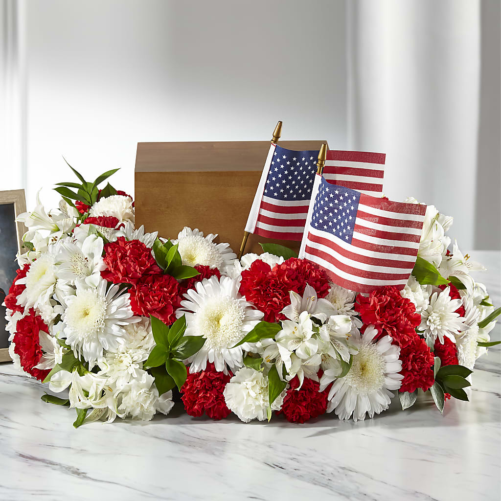 Spirit of Patriotism Cremation Adornment – Tri-city Florist, Vista CA
