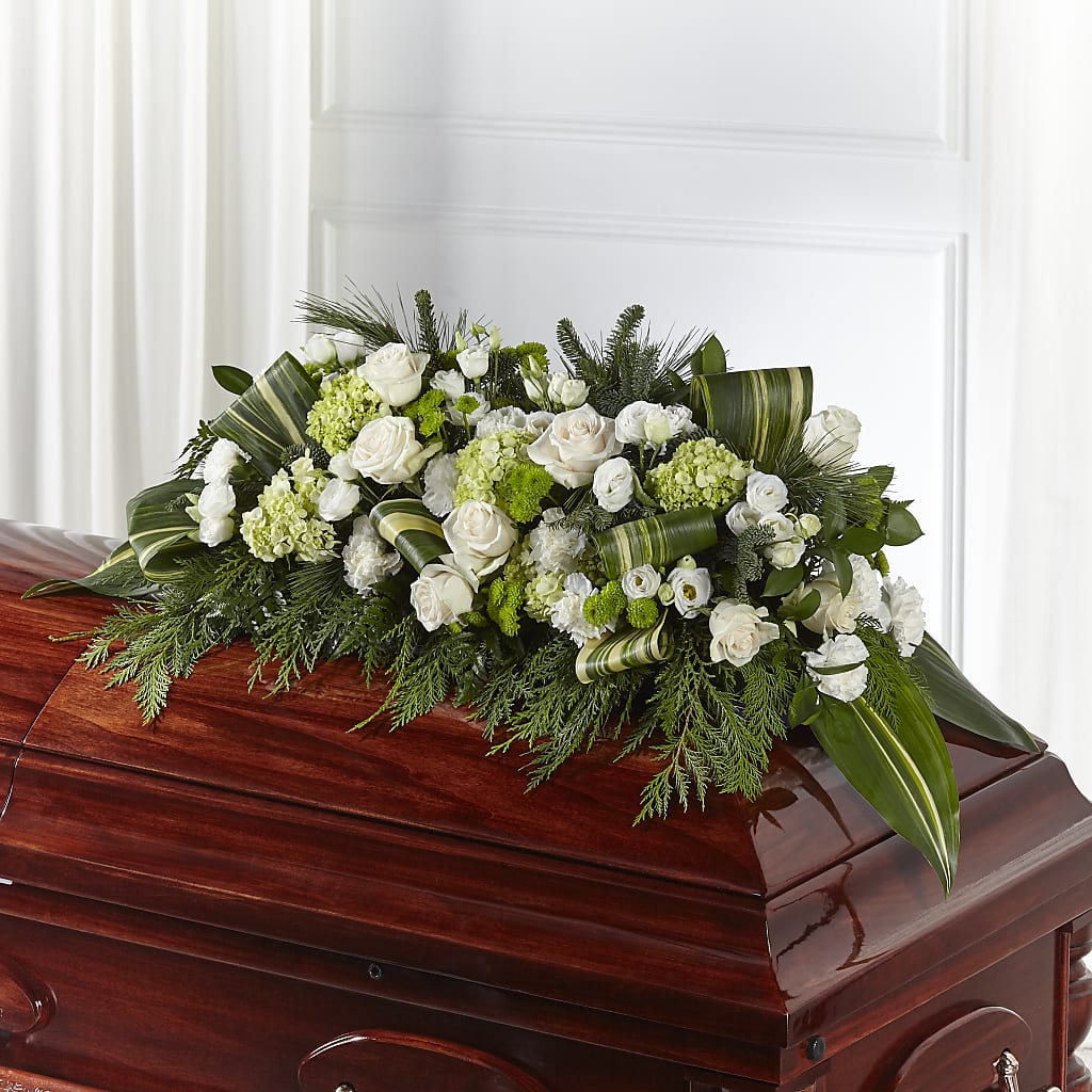 Hopeful Gesture Casket Spray – Tri-city Florist, Vista CA