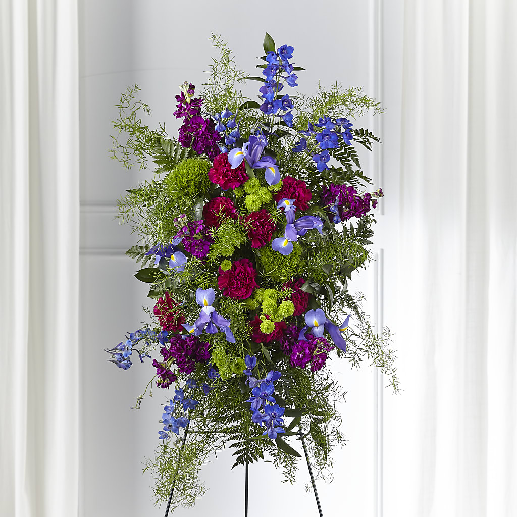 Heavenly Skies Standing Spray – Tri-city Florist, Vista CA