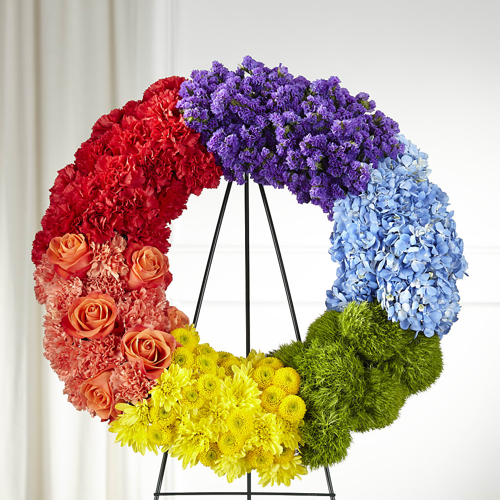 Circle of Love Wreath – Tri-city Florist, Vista CA