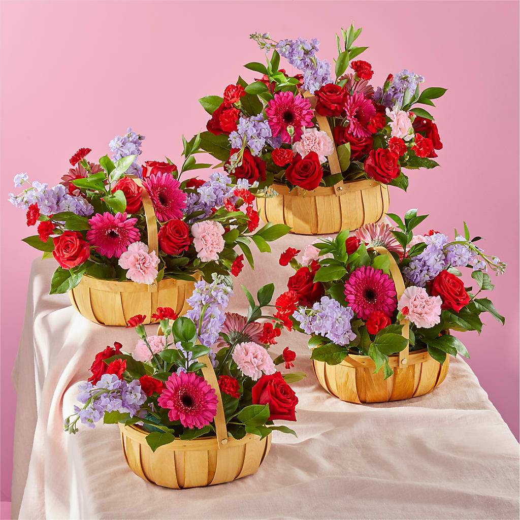Pink Picnic Basket – Tri-city Florist, Vista CA