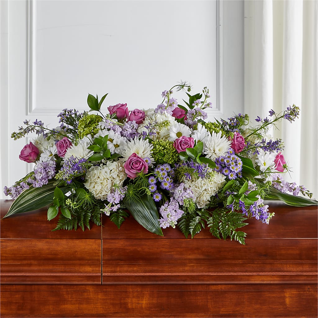 Meadows of Serenity Casket Spray – Tri-city Florist, Vista CA