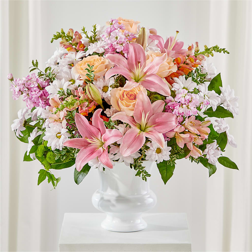 Heartfelt Gesture Urn Arrangement – Tri-city Florist, Vista CA