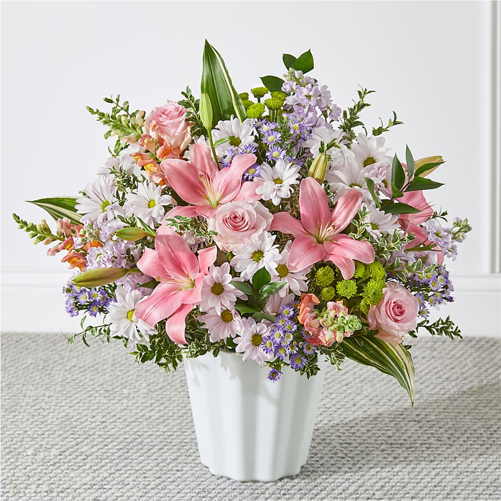 Abundant Compassion Floor Basket – Tri-city Florist, Vista CA