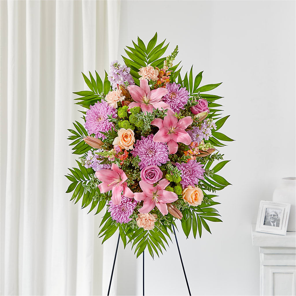 Love & Light Standing Spray – Tri-city Florist, Vista CA