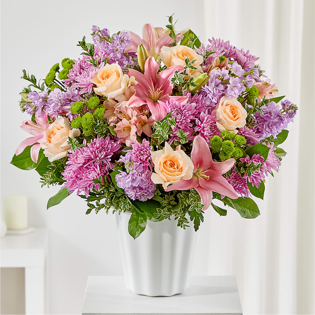 Supportive Embrace Tabletop Basket – Tri-city Florist, Vista CA