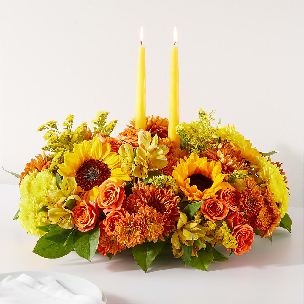 Autumn Harmony Centerpiece – Tri-city Florist, Vista CA