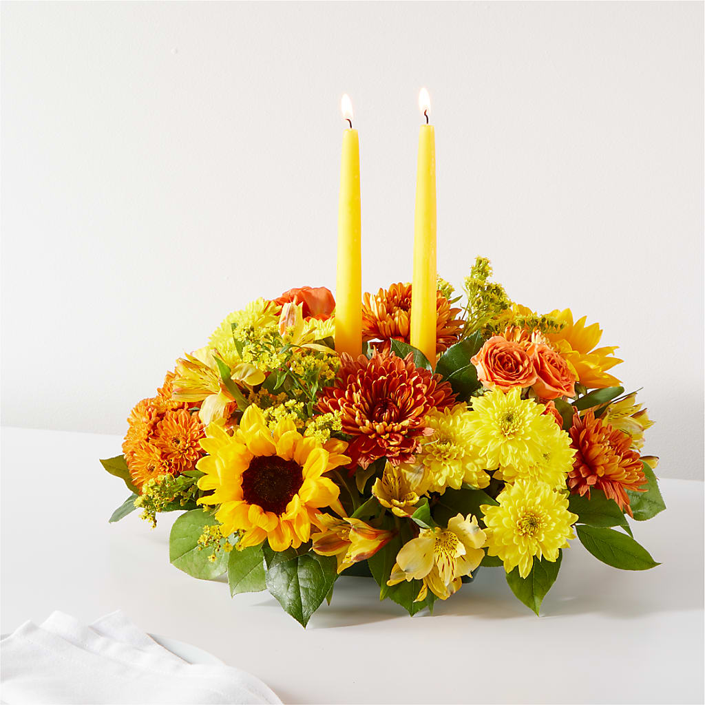 Autumn Harmony Centerpiece – Tri-city Florist, Vista CA