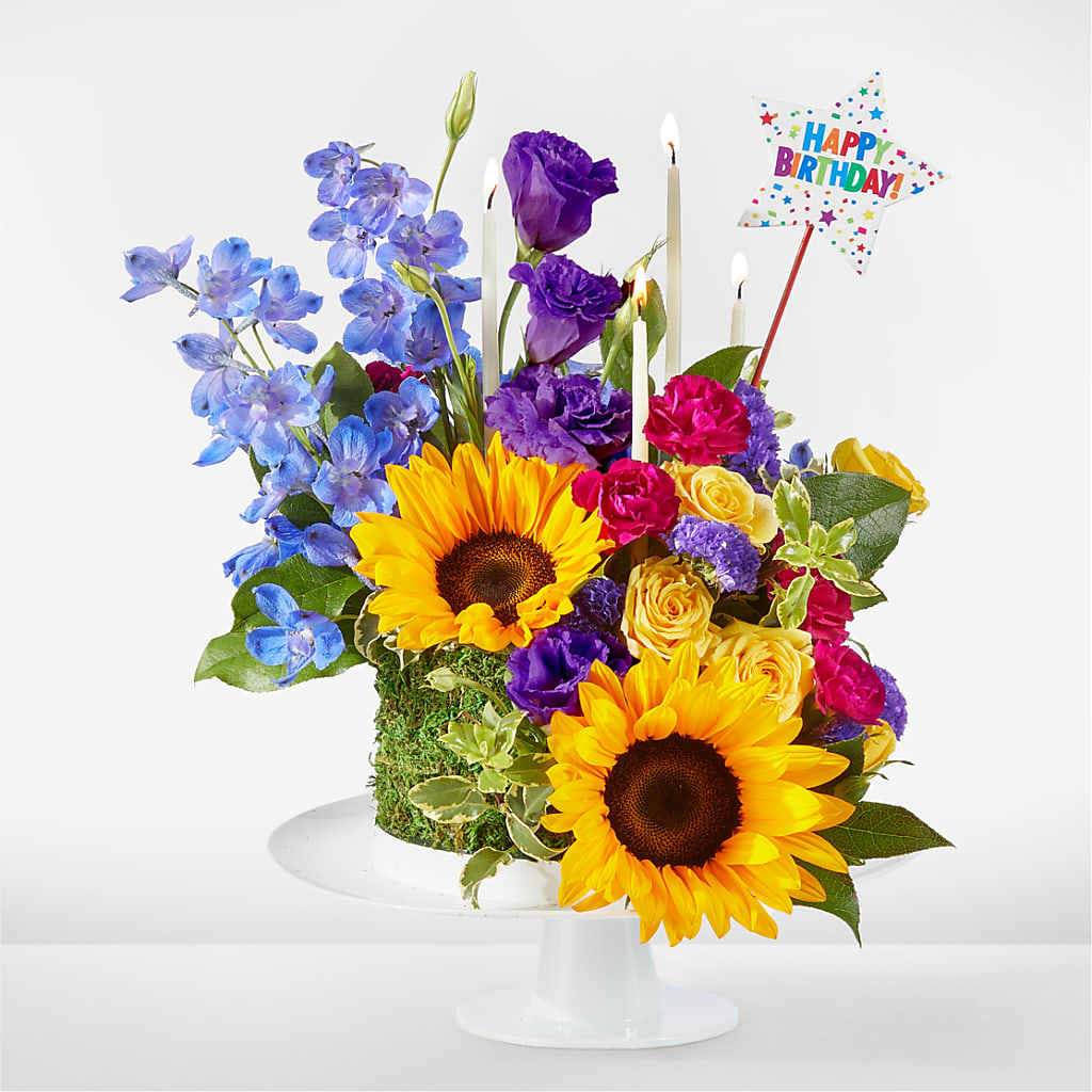 Star of the Day Floral Cake – Tri-city Florist, Vista CA