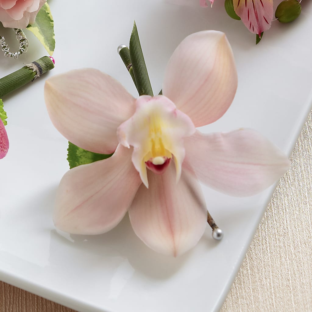 Pink Cymbidium Boutonniere – Tri-city Florist, Vista CA