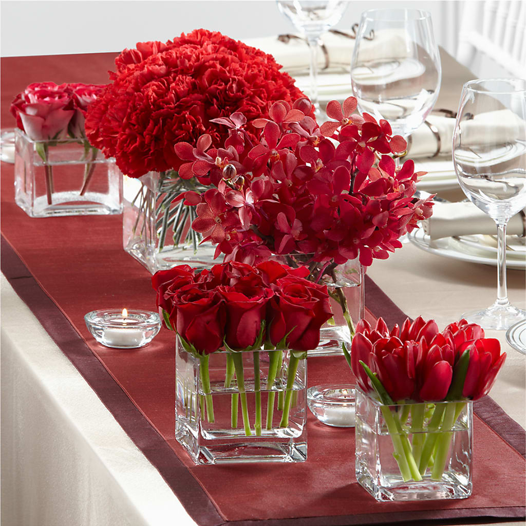 Modern Grace Centerpiece – Tri-city Florist, Vista CA