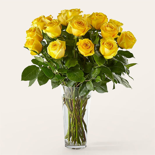 Long Stem Yellow Rose Bouquet –  Tri-city Florist, Vista CA