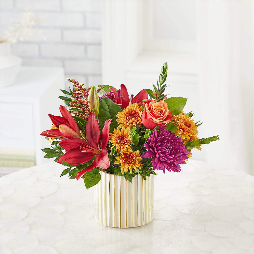 Burgundy Landscape Bouquet –  Tri-city Florist, Vista CA