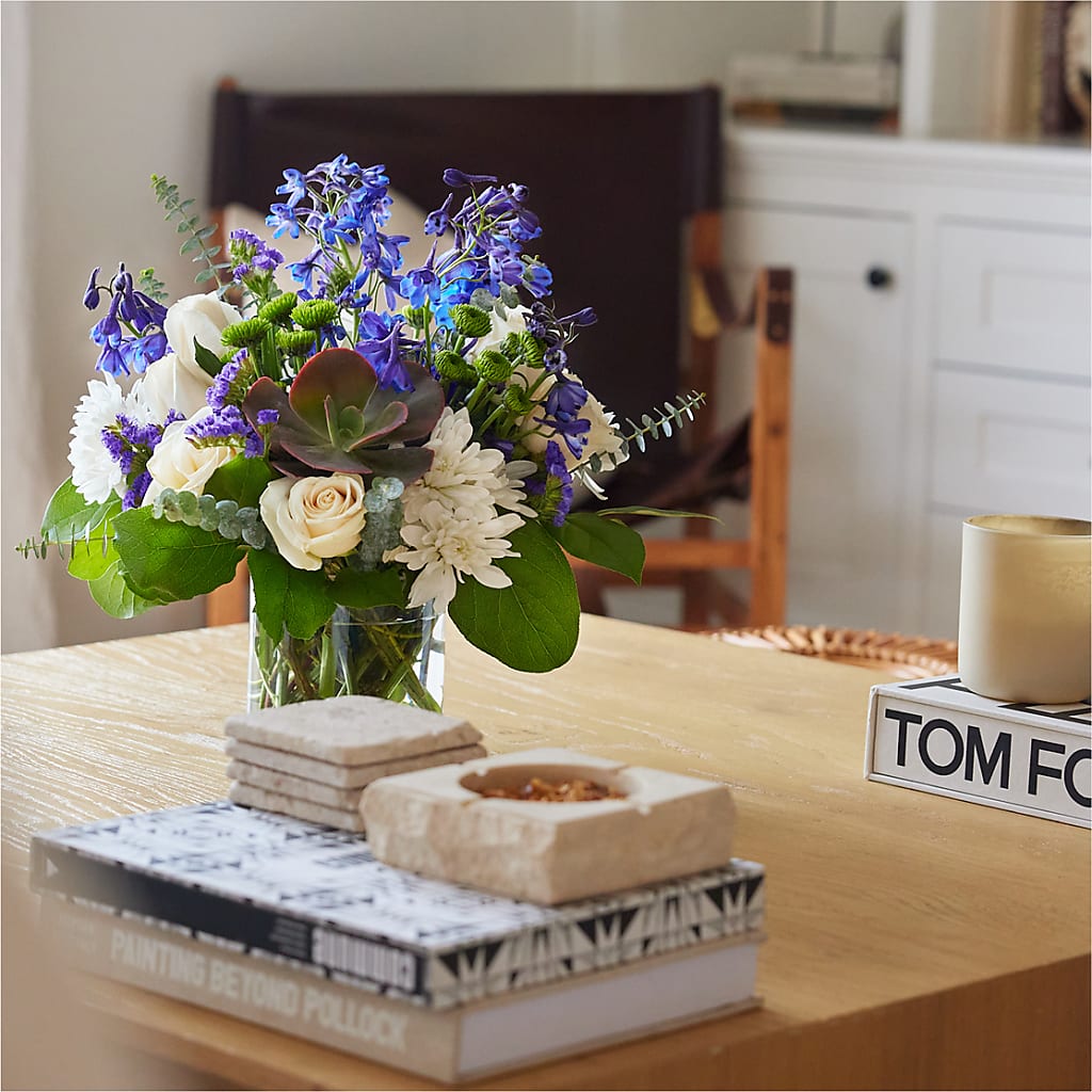 Cerulean Waves Bouquet –  Tri-city Florist, Vista CA