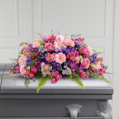 Glorious Garden Casket Spray –  Tri-city Florist, Vista CA