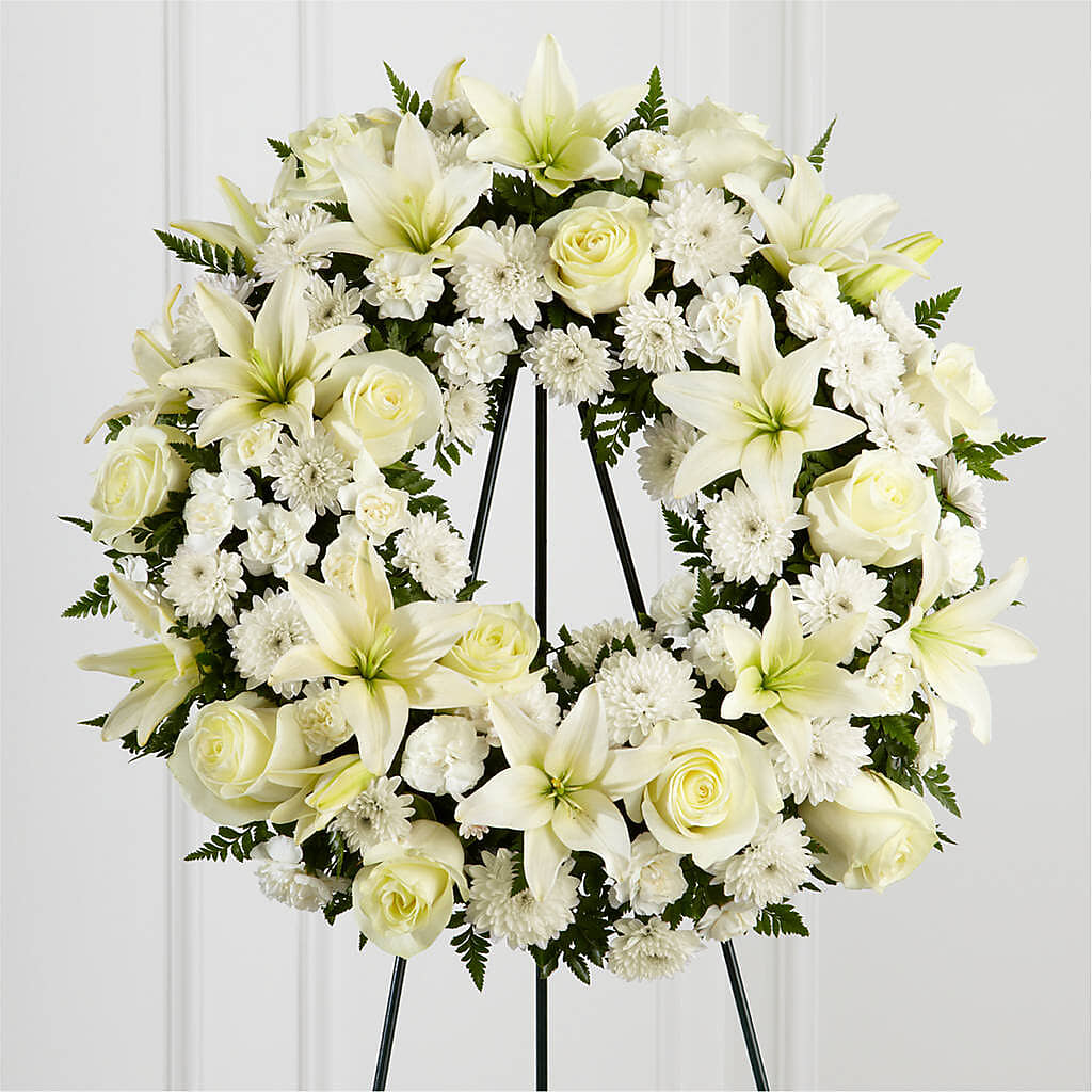 Treasured Tribute Wreath –  Tri-city Florist, Vista CA