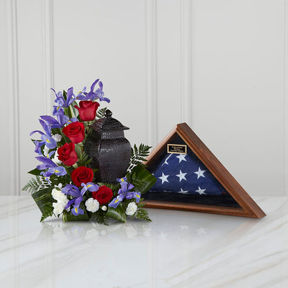 Patriotic Tribute Arrangement –  Tri-city Florist, Vista CA