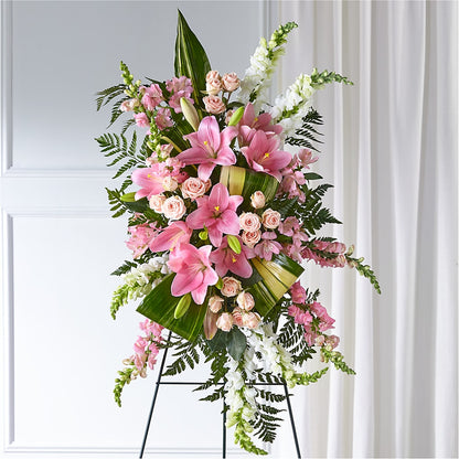 Elegant Embrace Standing Spray –  Tri-city Florist, Vista CA