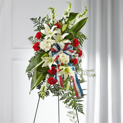 Stars of Life Standing Spray –  Tri-city Florist, Vista CA