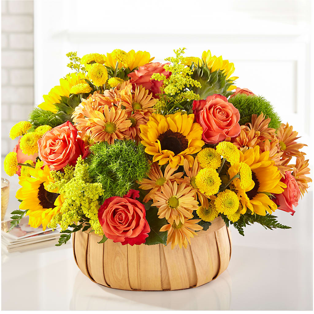 Harvest Sunflower Basket –  Tri-city Florist, Vista CA