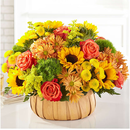 Harvest Sunflower Basket –  Tri-city Florist, Vista CA