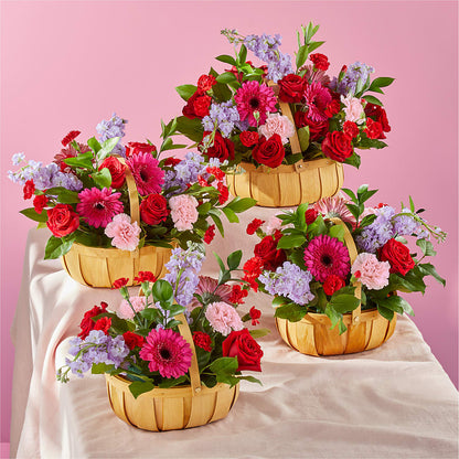 Pink Picnic Basket –  Tri-city Florist, Vista CA