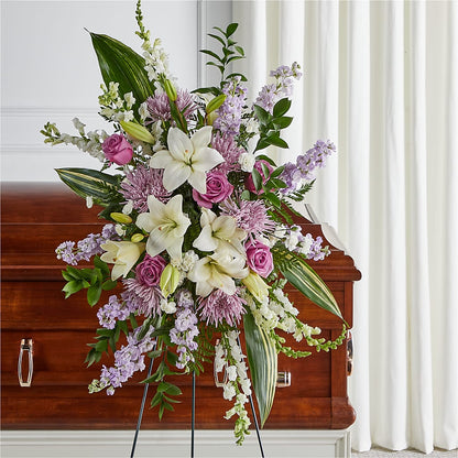Grateful Hearts Standing Spray –  Tri-city Florist, Vista CA