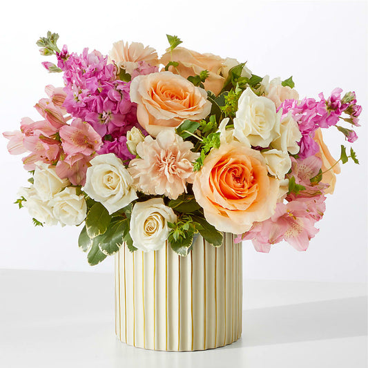 Paradise Bouquet with Ivory Vase –  Tri-city Florist, Vista CA