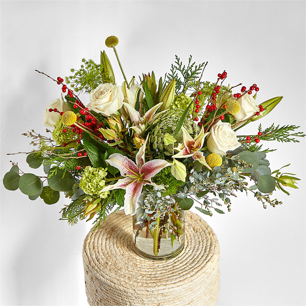Berry & Bright Bouquet –  Tri-city Florist, Vista CA