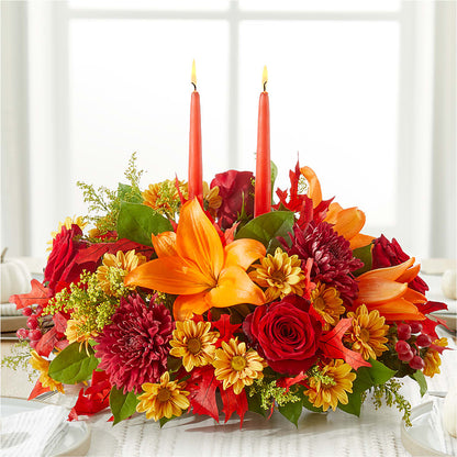 Autumn's Embrace Centerpiece –  Tri-city Florist, Vista CA