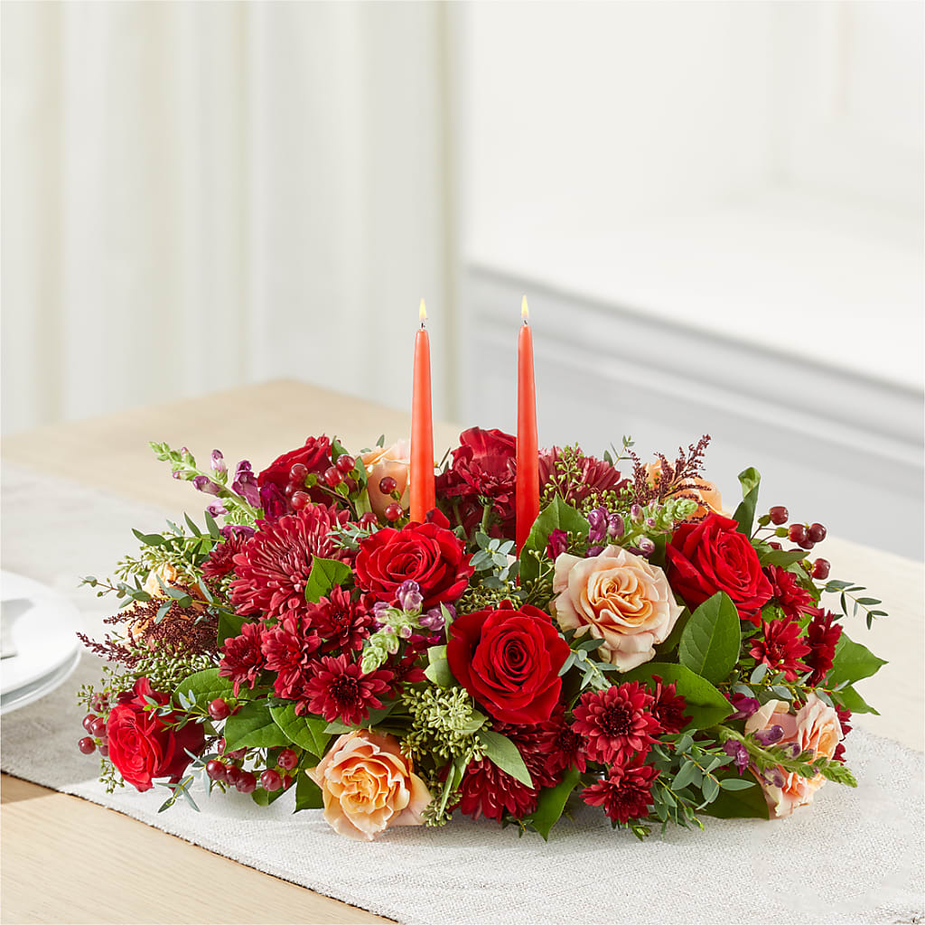 Most Thankful Centerpiece –  Tri-city Florist, Vista CA