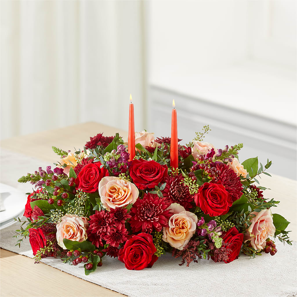Most Thankful Centerpiece –  Tri-city Florist, Vista CA