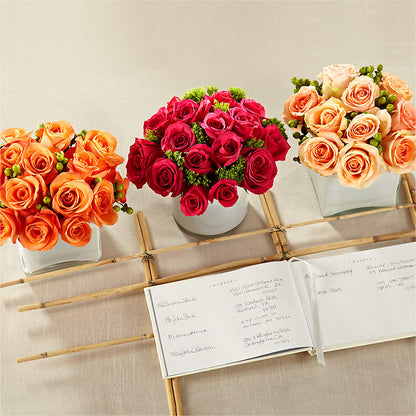 Dawn Rose Centerpiece –  Tri-city Florist, Vista CA